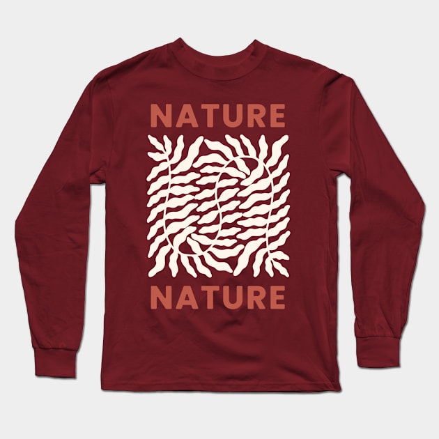 Nature Abstract Long Sleeve T-Shirt by JunkyDotCom